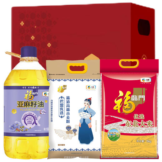 中粮福惠民生-喜乐-大礼包10kg+5L 商品图0