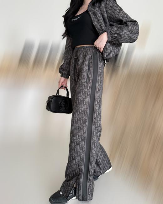 女款提花抽绳长裤 可配套装010 商品图3