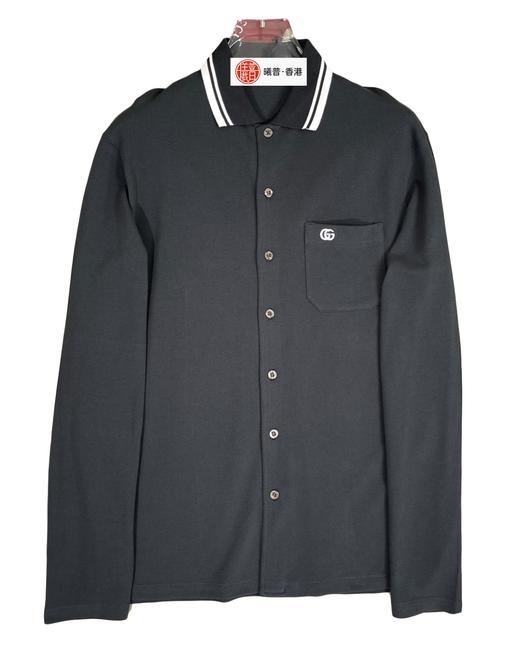 男款珠地棉长袖polo衫012 商品图0