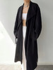 THEHOYAN｜TH2507 NILI黑色风衣 商品缩略图0