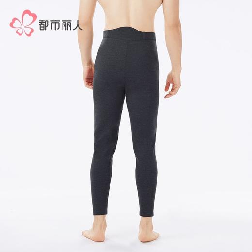 都市丽人打底裤男士保暖裤雅赛尔复合绒多层厚九分裤男裤FLH4B8 商品图3