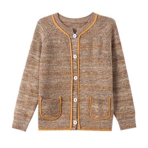 雀说短款高级感针织开衫女秋季外套新款外搭毛衣AL6587 商品图4