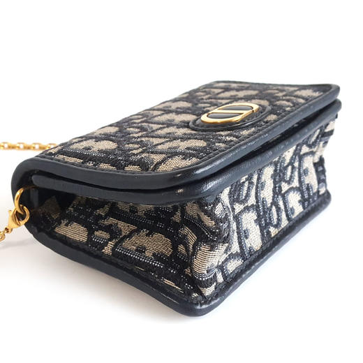 【95新】Dior迪奥老花蒙田nano链条包单肩斜挎包女士230925NJS04现售价：4400 商品图6