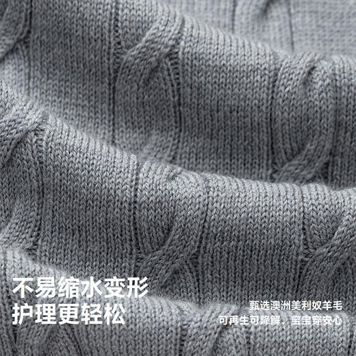 【泰迪熊联名】迷你巴拉男女童羊毛衫2025冬新品儿童亲肤毛衣 商品图3