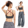 【限时秒】YOGACODE【火树银花系列】撞色双肩带运动内衣女固定杯性感吊带运动背心DWC125622 商品缩略图0