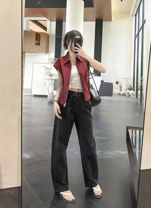 亚麻背心马甲 商品图3