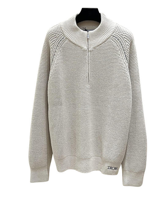 男款立领半拉链羊毛针织毛衣D00 商品图0