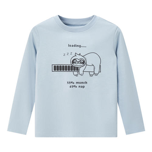 佐丹奴25年新款纯棉童装印花长袖T恤03095613 商品图6