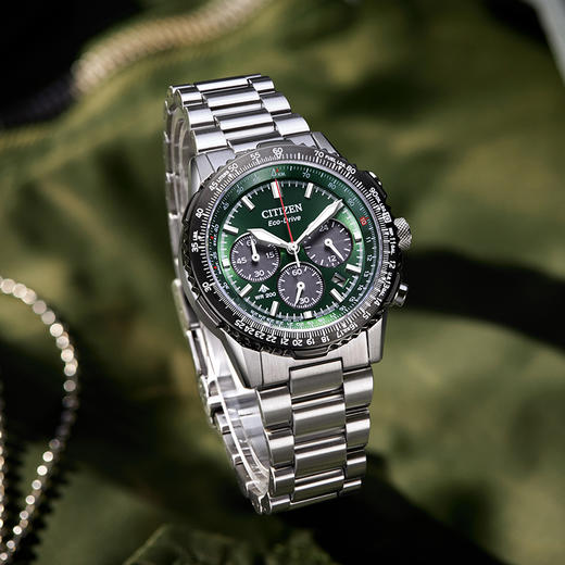 西铁城/CITIZEN光动能PROMASTER系列多功能休闲男表CA4664-60W 商品图8