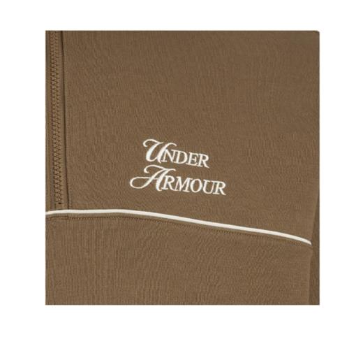 【12.13圣诞专享礼遇】安德玛UA秋Sports Club男子毛圈1/4拉链运动休闲卫衣6005892-498 商品图3