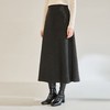 「高货sh」全新升级【铂金会员174/天猫229/差价55】(53846)洛诗琳赫本风针织羊毛半身裙2025秋冬百搭通勤高腰A字伞裙 商品缩略图2