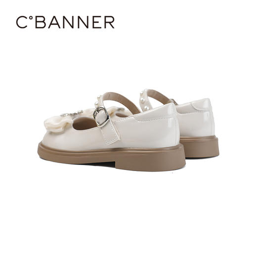 千百度秋季甜美蝴蝶结宝贝至爱童鞋潮酷单鞋A25415003 商品图3