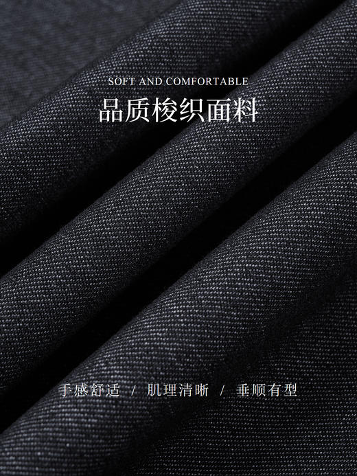 「自」全新升级【铂金会员266/天猫359/差价93】(99859)洛诗琳优雅气质套装女2025秋冬新款花边马甲长袖连衣裙两件套 商品图2