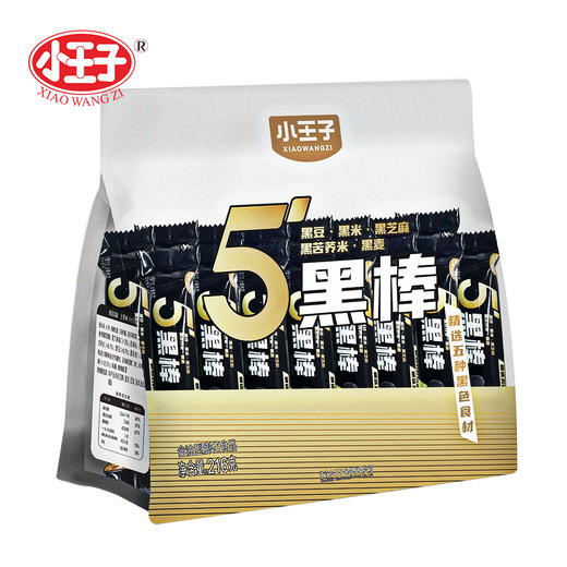 【首农】小王子 五黑棒 原味（黑芝麻酱夹心）216g 商品图0