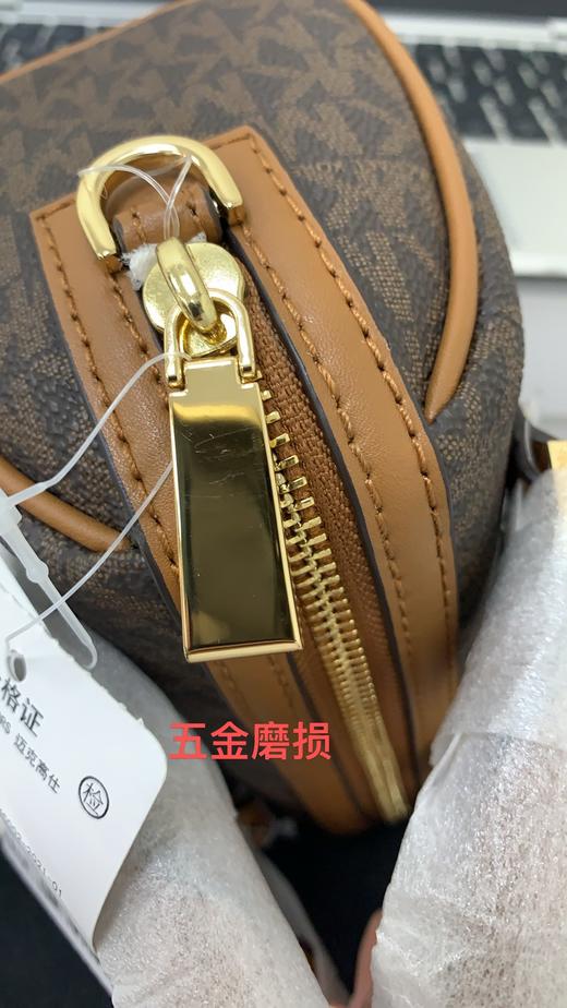 193599042442 迈克高仕MICHAEL KORS 【品牌官方质保】MK Bedford 超小号老花拼色斜挎单肩波士顿包（约150 * 110 * 80 mm） 商品图6