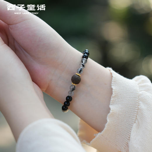 【灵隐景区直发】国潮五行能量手串合香珠男女士天然檀香沉香饰品 商品图4