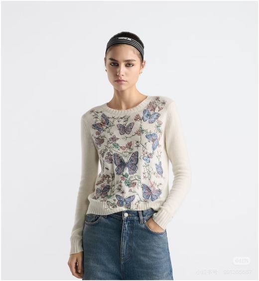 女款刺绣长袖针织毛衣010 商品图3