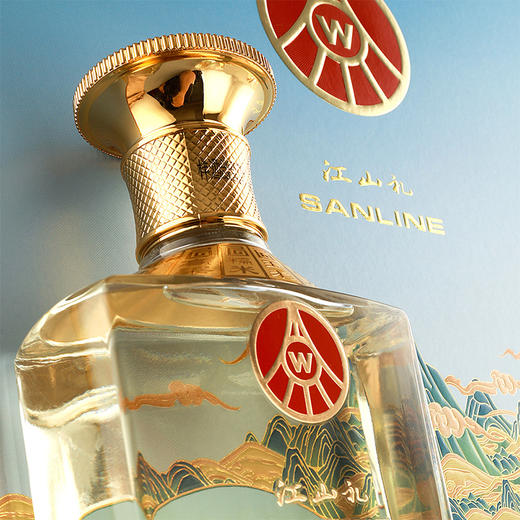 五粮液 江山礼.国画礼盒 52度 500mL*2瓶（含两个酒杯） 商品图3