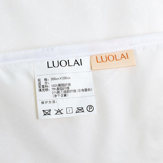 罗莱 大豆防螨抗菌柔丝冬被 II 商品图5