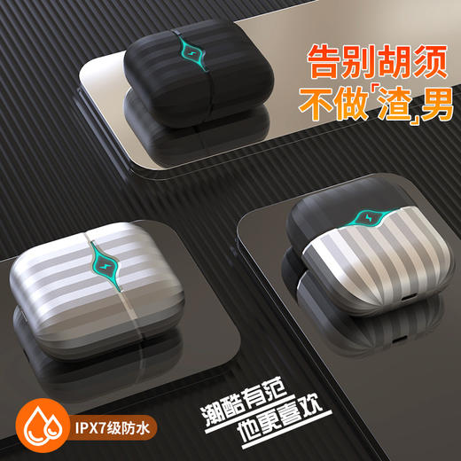 新款小方盒便携式剃须刀 迷你男士电动胡须刀往复式刮胡刀 商品图1