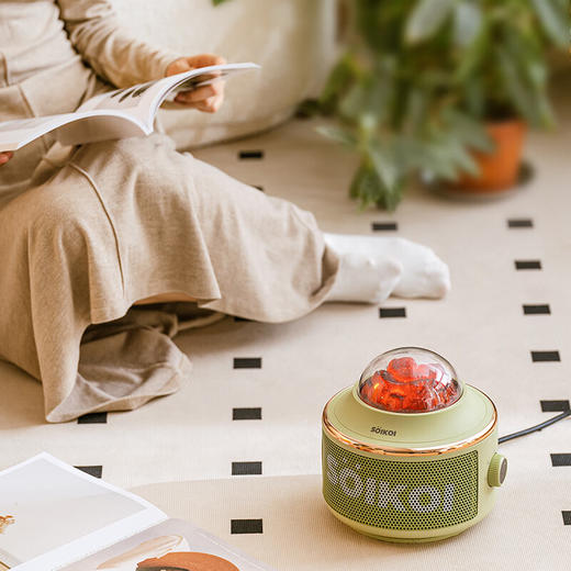 【分仓直发包邮】SOIKOI司崎库火山暖风机（红色/绿色) 商品图6