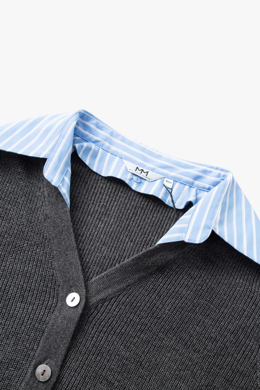 【商场同款】麦檬冬针梭拼毛衣5FA132891 商品图5