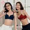 都市丽人内衣女士内衣蕾丝内衣文胸A杯可穿无钢圈三排四扣LBH5F4 商品缩略图5