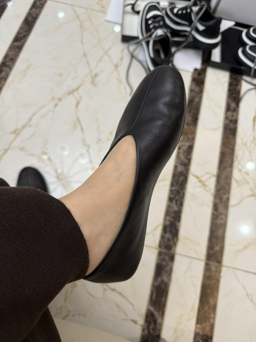 928-1 渠道货 原材原楦 TR新款stella 芭蕾平底鞋 尼姑鞋 僧侣鞋 内外小羊皮 量脚定制巨舒适🎈准码不要选大 商品图5