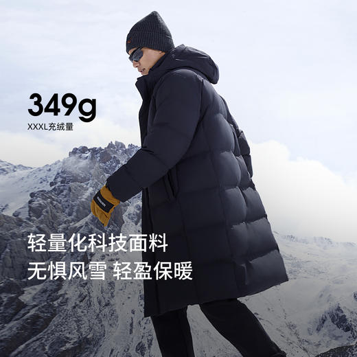 +【乐粉专属】小火炉思凯乐户外羽绒服女款25冬加厚长款700蓬鹅绒服外套男F6104508/F6114508 商品图2