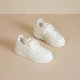 Westory2025年秋季超轻厚底简约小白鞋休闲运动鞋S25CM76821