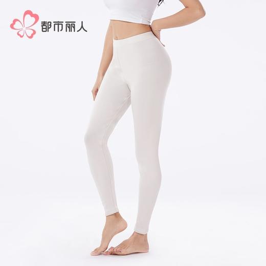 都市丽人打底裤女士保暖裤新芯复合绒多层打底裤厚九分女裤LLH4E9 商品图2