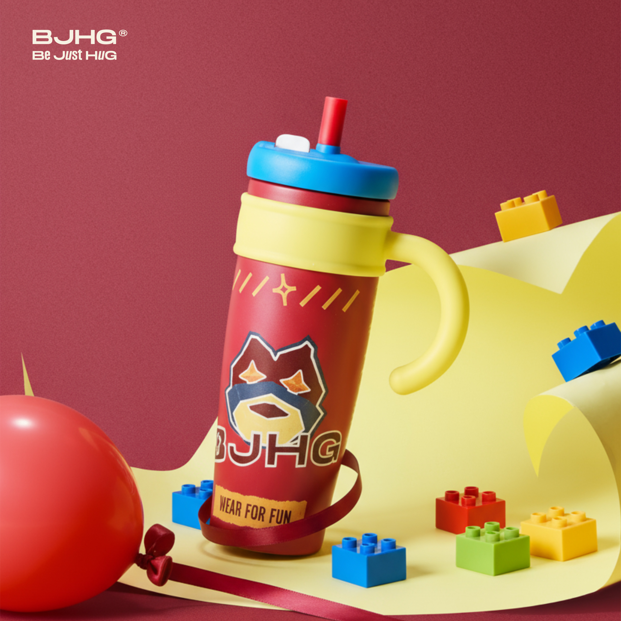 BJHG不计后果办公便携保温杯2025新款大容量趣味潮牌设计感水杯