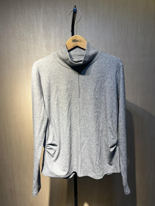 水淼2025冬新款高领宽松密包搞高弹休闲小衫1868 商品图2