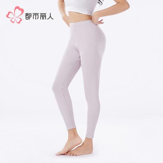 都市丽人打底裤女士保暖裤密密绒多层打底裤厚九分女裤LLH4D7 商品图2