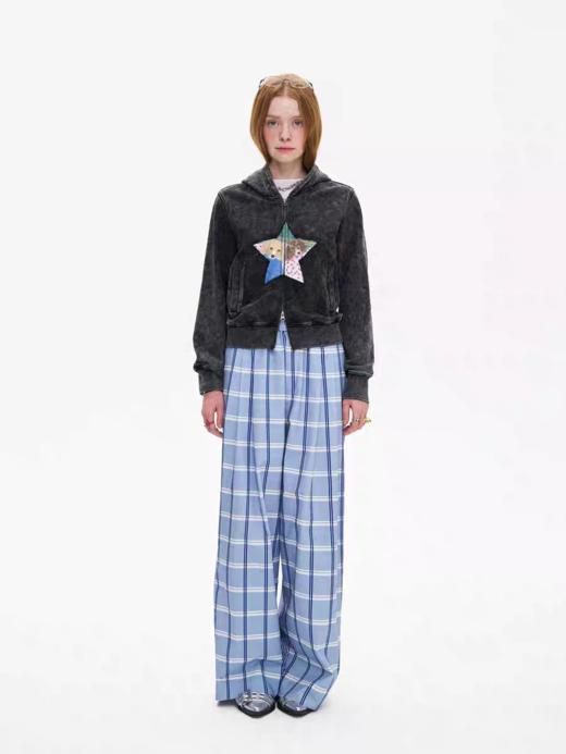 local tag/It25ssk01/水洗做旧小狗卫衣 商品图2