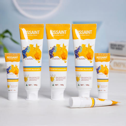 热卖！「拍6支立减10元」Kissaint 蜂胶白净牙膏 清洁 亮齿 温和不刺激 澳洲原装进口 100g/支 商品图10