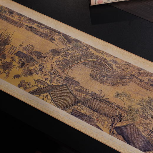 《清明上河图》丝绸钞券珍藏版1:1原迹还原9米超长卷  故宫百年献礼 商品图5