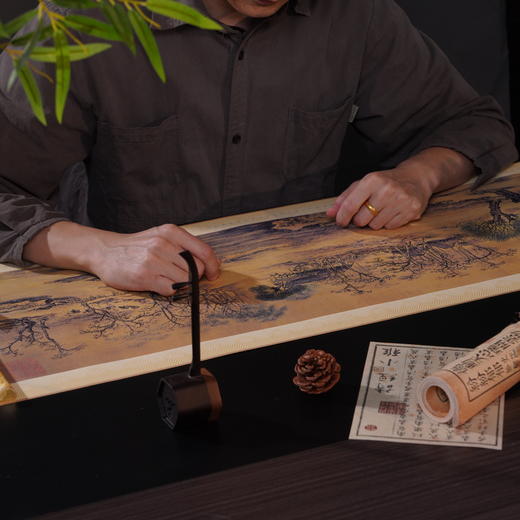 《清明上河图》丝绸钞券珍藏版1:1原迹还原9米超长卷  故宫百年献礼 商品图2