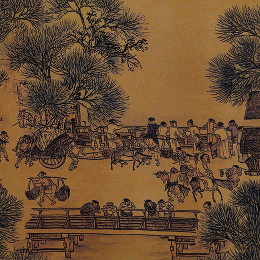《清明上河图》丝绸钞券珍藏版1:1原迹还原9米超长卷  故宫百年献礼 商品图6