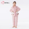 都市丽人睡衣男童女童法兰绒夹棉家居服长袖长裤童装中厚JHH1F5 商品缩略图1