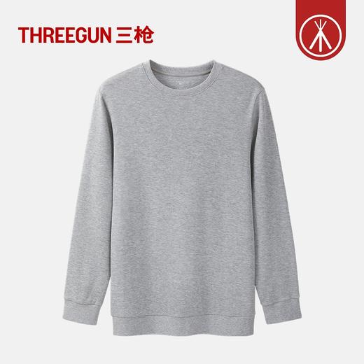 Threegun三枪 松绒棉圆领男衫-T20069A01 商品图12