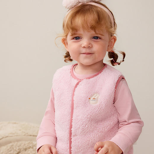 【抗静电】迷你巴拉儿童保暖马甲男女童宝宝秋冬双面珊瑚绒背心★ 商品图4