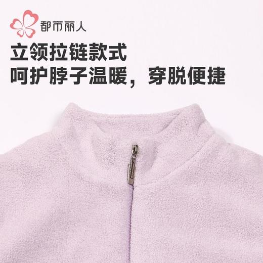 都市丽人睡衣男童女童果粒绒家居服长袖长裤童装摇粒绒套装JHH9C4 商品图8