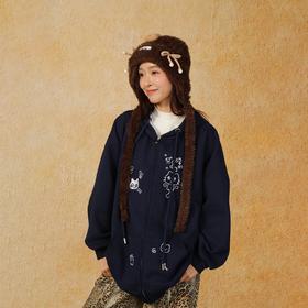 秋季刺绣可爱开衫卫衣女纪念日百货门店同款166643815