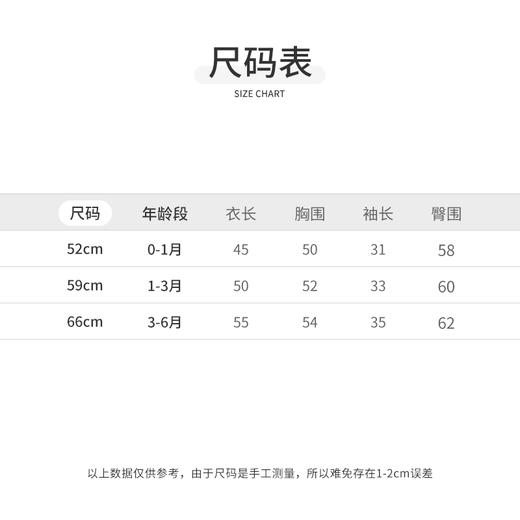 怡比田园农场长袖系带哈衣HY25WIN007花咖色调（52#-66#） 商品图2