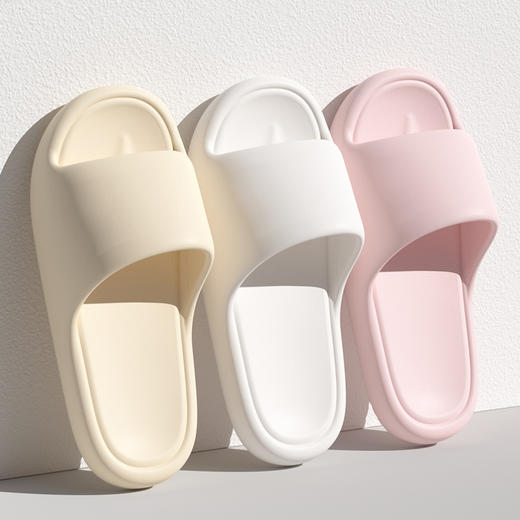 清仓【9.9抢EVA静音拖鞋】家居舒适拖鞋 厚底简约凉拖 男女同款 木地板/宿舍 家居浴室拖鞋 多场景使用 柔韧材质防滑纹理大底 商品图6