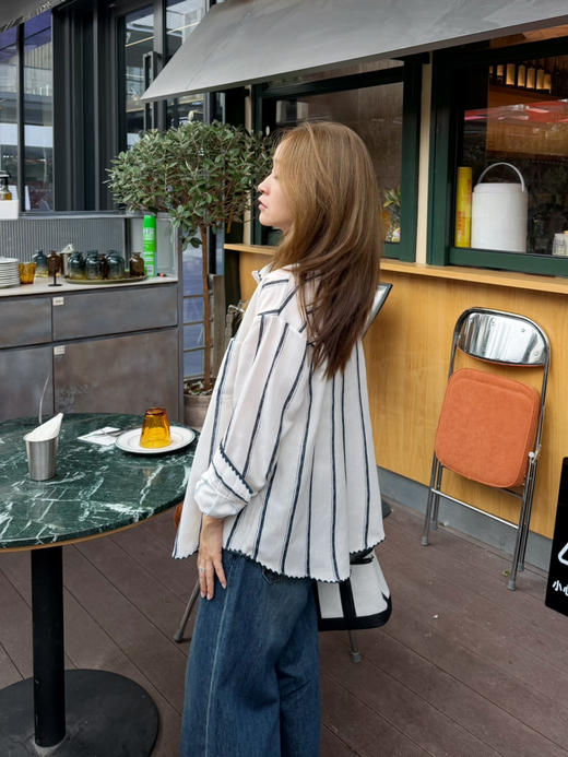 2509505    定位印花 亚麻天丝衬衫 商品图6