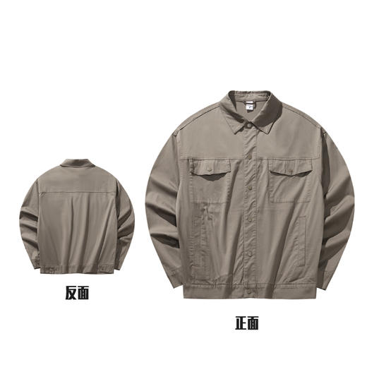 超级安踏夹克男秋季新款棉质复古休闲外套长袖衬衫上衣152538608U 商品图0