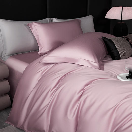 10楼 安睡宝 柔光甄丝三/四件套-凤仙粉 吊牌价2499~3299元   活动价699~899元 商品图5