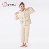 都市丽人睡衣男童女童烂花绒夹棉家居服长袖长裤童装中厚JHH1F4 商品缩略图1